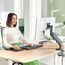 Leitz 64890089 Flachbildschirm-Tischhalterung 81,3 cm (32") Tisch/Bank Grau, 2 image