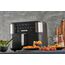 Trisa Crunchy Fry Pro Doppel 10 l Eigenständig 2400 W Heißluftfritteuse Schwarz, Silber, 7 image