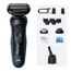 Braun 52-B7650cc Folienschaber Trimmer Schwarz, Blau