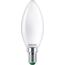 Philips Filament-Kerzenlampe, Milchglas, 40W, B35, E14 x2