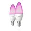 Philips Hue White and Color ambiance B39 Kerze – Smarte E14 LED-Lampe