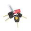 Yale YUL2/13/230/1 Fahrradschloss Grau 115 mm U-Schloss, Farbe: Grau, 6 image