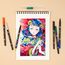 Tombow ABT Dual Brush Pen Watercolor Manga Set Flower, 2 image