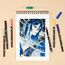 Tombow ABT Dual Brush Pen Watercolor Manga Set Wind, 3 image