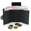 Slimpuro ZNAP Slim Wallet Briefttasche Schwarz Aluminium, Echtes Leder, 2 image