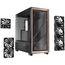 Antec FLUX PRO Full Tower Schwarz, Holz, 10 image