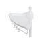 Songmics BCB001A Wandregal für Badezimmer Kunststoff, Stahl, 3 image