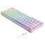 Deltaco Gaming GAM-175-W-CH Tastatur USB QWERTZ Schweiz Weiß, Farbe: Weiß, Länge: 1,8 m, 5 image
