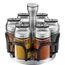 GEFU 33733 Gewürzbehälter Schwarz, Edelstahl 0,12 l Gewürzordner