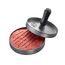 GEFU BBQ Hamburger-Presse Schwarz, Grau Aluminium, Kunststoff