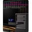 ICY BOX IB-HUB1419-i3, Front panel 3,5" mit USB Hub und Kartenleser, 2x USB-A 5 Gbit/s, 1x USB-C 5 Gbit/s, 1x USB-C 20 Gbit/s, 1x SD und 1x microSD 3.0, 7 image