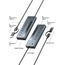 ICY BOX IB-HUB1743-CPD, 9-in-1 HUB, 7x HUB Port (3C+ 4A) mit 1x USB-C für Laden (PD 20W mit display) & 1x PD 100W (upstream to Host) USB 3.2 Gen2, 10 Gbit/s, 2 image