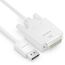 PureLink IS2010-030 Videokabel-Adapter 3 m DisplayPort DVI-D Weiß, Farbe: Weiß, Länge: 3 m