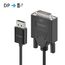 PureLink IS2011-020 Videokabel-Adapter 2 m DisplayPort DVI-D Schwarz, Farbe: Schwarz, Länge: 2 m, 2 image
