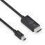 PureLink IS2101-015 Videokabel-Adapter 1,5 m Mini DisplayPort HDMI Schwarz