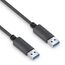PureLink IS2411-010 USB Kabel USB 3.2 Gen 2 (3.1 Gen 2) 1 m USB A 10 Gbit/s Schwarz, 2 image