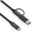 PureLink IS2513-005 USB Kabel USB 3.2 Gen 1 (3.1 Gen 1) 0,5 m USB C USB A/USB C 10 Gbit/s 100 W Schwarz, 2 image