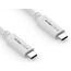 PureLink IS2530-010 USB Kabel USB4 Gen 3x2 1 m USB C 40 Gbit/s 240 W Weiß