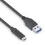 PureLink IS2611-005 USB Kabel USB 3.2 Gen 2 (3.1 Gen 2) 0,5 m USB C USB A 60 W Schwarz