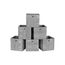 Songmics RFB02LG-3 Aufbewahrungsbox Quadratisch Grau