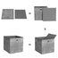 Songmics RFB02LG-3 Aufbewahrungsbox Quadratisch Grau, 5 image