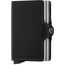 Secrid Twinwallet Original Briefttasche Schwarz Echtes Leder