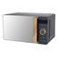 Ohmex OHM-MWO-2086 Mikrowelle Schwarz, Grau, Holz Solo-Mikrowelle Arbeitsplatte 20 l 700 W, 3 image