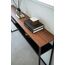 Yamazaki Konsolentisch mit Regal, Farbe: Schwarz, Holz, 5 image