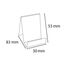 Exacompta 88058D Zeichenhalter und Informationsstand Schilderhalter A8 Acryl, Polymethylmethacrylat (PMMA) Transparent, 3 image