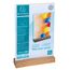 Exacompta 84258D Zeichenhalter und Informationsstand Schilderhalter A4 Acryl, Polymethylmethacrylat (PMMA) Transparent, 2 image