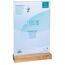 Exacompta 84258D Zeichenhalter und Informationsstand Schilderhalter A4 Acryl, Polymethylmethacrylat (PMMA) Transparent, 10 image