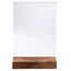 Exacompta 85258D Zeichenhalter und Informationsstand Schilderhalter A5 Acryl, Polymethylmethacrylat (PMMA) Transparent