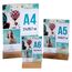 Exacompta 86258D Zeichenhalter und Informationsstand Schilderhalter A6 Acryl, Polymethylmethacrylat (PMMA) Transparent, 6 image