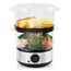 Tristar VS-3913 Dampfgarer 2 Korb/Körbe Arbeitsplatte 400 W Schwarz, Transparent