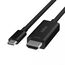 Belkin AVC012bt2MBK 2 m USB Typ-C HDMI Schwarz, 3 image