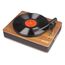 Fenton RP305 Plattenspieler mit Direktantrieb Schwarz, Holz Manuell, 3 image