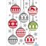 HERMA Christbaumkugeln