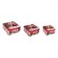 dameco 83049 Lebensmittelaufbewahrungsbehälter Quadratisch Set Mehrfarbig 3 Stück(e)
