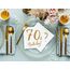 PartyDeco SP33-77-70-008 Papierserviette Papier Weiß, Gold 20 Stück(e), 3 image