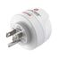 Hama 00223485 Netzstecker-Adapter Typ B Typ C (Eurostecker) + Typ F Weiß, 2 image