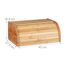 Relaxdays 4052025166564 Brotkasten Rechteckig Holz Bambus, 4 image