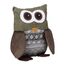 Relaxdays 10022828 Türstopper Braun Polyester, Sand