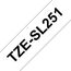 Brother TZESL251 Etiketten erstellendes Band Schwarz auf weiss