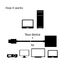 CLUB3D CAC-1302 Videokabel-Adapter 0,5 m HDMI Typ A (Standard) VGA (D-Sub) Schwarz, 4 image