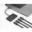 DeLOCK USB 3.2 Gen 1 USB Type-C Hub mit 3 x USB Type-C Buchse + 1 x USB Type-C PD 100 Watt