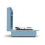 Victrola Re-Spin Audio-Plattenspieler mit Riemenantrieb Blau, Farbe: Blau, 3 image