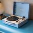 Victrola Re-Spin Audio-Plattenspieler mit Riemenantrieb Blau, Farbe: Blau, 7 image