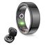 Ksix Saturn Nein Smart-Ring Aktivitäts-Tracker IP68 Schwarz