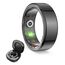 Ksix Saturn Nein Smart-Ring Aktivitäts-Tracker IP68 Schwarz