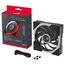 ASUS ROG Eurux GR120 ARGB Reverse Fan - Single Pack Computergehäuse Ventilator 12 cm Schwarz, Weiß 1 Stück(e), Farbe: Schwarz, Weiß, 11 image